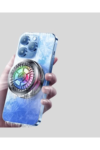 Telefon Soğutucu Fan Rgb Sessiz Çalışma Tüm Modeller Uyumlu