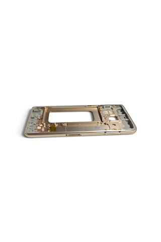 A530 Orta Kasa Galaxy A8 2018 Uyumlu Gold Renk Orta Kasa Çerçeve + Ses Açma On Off Tuş Bordu Ve Plastik