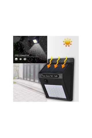 Güneş Enerjili Şarj Olabilen 20 Ledli Bahçe Lambası Diğer