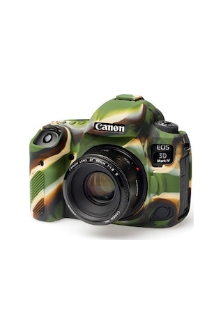 Easycover Canon 5D Mark IV Silikon Kılıf Ecc5Dıvc (Kamuflaj)