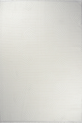 Hoom Rugs Piana 1117 Beyaz İskandinav Halı Beyaz