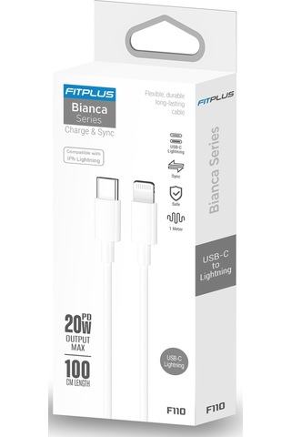 Fitplus Bianca F110 Type-c - Lightning 20w Pd Şarj Kablosu 1mt