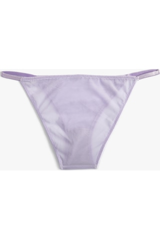 Koton Brief Külot Dantelli Normal Bel Lila 4slk30165mk Lila