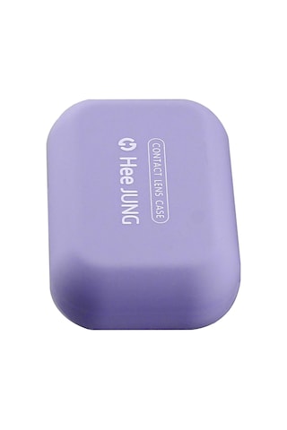 Shineyee Küçük Ve Pratik Renk Seçenekli Lens Kutusu - Yeşil/mor/kahverengi/pembe