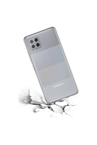 Galaxy M22 Kılıf Zore Şeffaf Ince Ve Esnek Süper Silikon Kılıf Renksiz