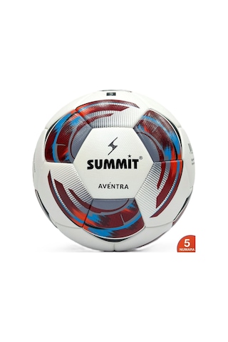 Summit Aventra Lig Topu Thermo Bonded 5 Numara Futbol Topu Kırmızı