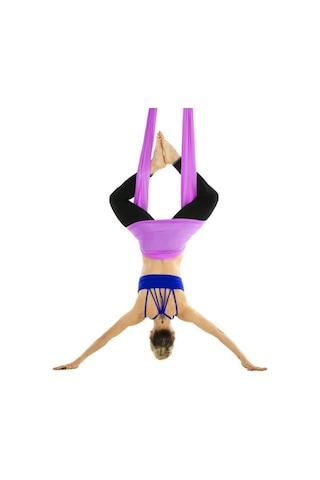 Bundera Yoga Fly Hamağı Mor - Tavana Askılı Mor