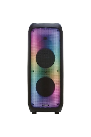 Rose Hp-2400 Partybox Kablosuz Çift El Mikrofonlu Sarjlı Bluetooth Dual 10 Hoparlör