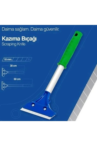 Kazıma Bıçağı, Alüminyum, 60 Cm, 18 Mm Bıçak