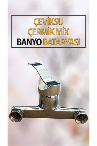 Çermik Mix Model Banyo Bataryası Krom