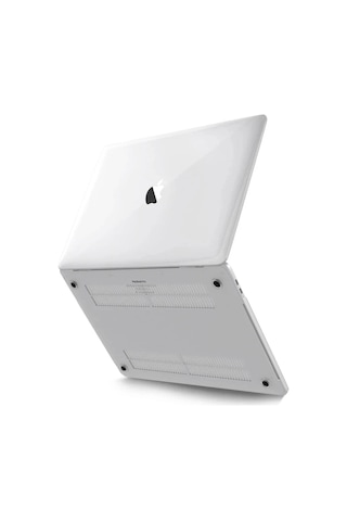 Newface Apple Macbook Uyumlu Pro 14.2 2021 Macbook Uyumlu Buzlu Kapak - Şeffaf