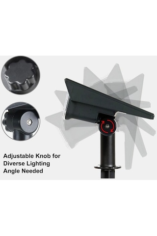 Pazly 20 Led Güneş Enerjili Duvar Ve Çim Işığı Beyaz Enerji Tasarruflu Beyaz