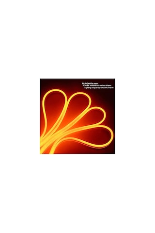 Helios 12v Neon Hortum Led 5 Metre Turuncu Işık 5 METRE