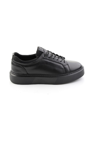 Bambi Siyah Napa Hakiki Deri Erkek Sneaker E01803410843