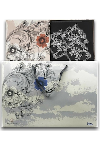 Royal Nazik Dantel Tepsi Örtüsü Ve Bardak Altlığı Seti 7 Parça (545001619)