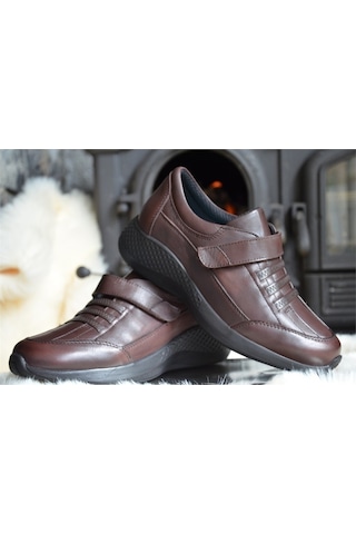 King Paolo U6592 Shoeflex Komfort - Kahverengi - Bayan Ayakkabı,D