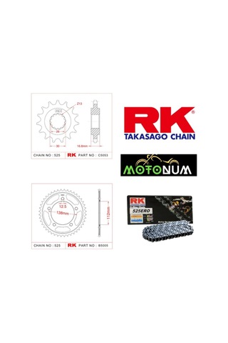 Honda Cbr 600 Rk Premium Zincir Dişli Seti - Yüksek Performans Ve Uzun Ömür