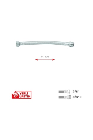 Bağlantı Ve Batarya Hortumu - 3/8 N İnç 90cm