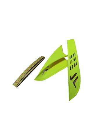 Motospartan Kask Boynuzu Sarı Yarışçı Tipi