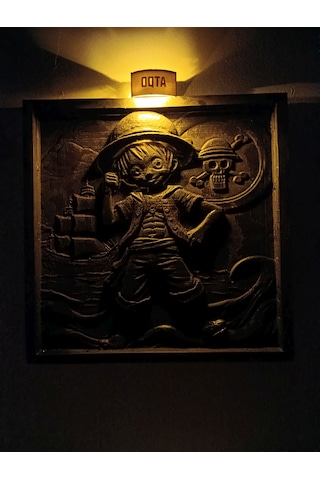 Başlık Seo Dostu : Mini Kaptan Luffy Junior Işıklı Kabartma Siy