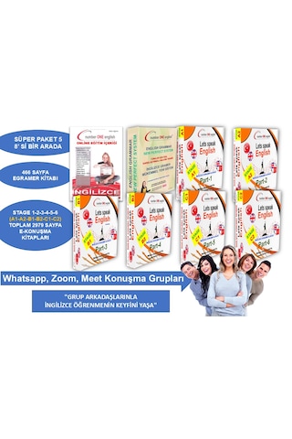 E - Gramer + A1+a2+b1+b2+c1+c2 - Ekonuşma Kılavuzları + Online Eğitim