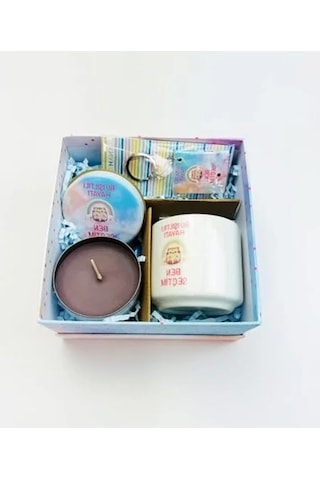 Giftmoda Bu Işıltılı Hayatı Ben Seçtim Tasarımlı Kutulu Hediye Seti