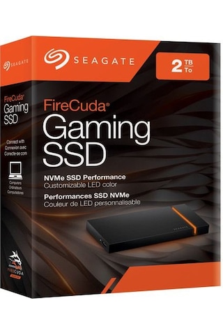Seagate Firecuda STJP2000400 2 TB USB 3.1 Type-C Taşınabilir Siyah