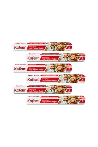 Kafem Yağlı Pişirme Kağıdı 6 x 8'li 37 x 42 CM