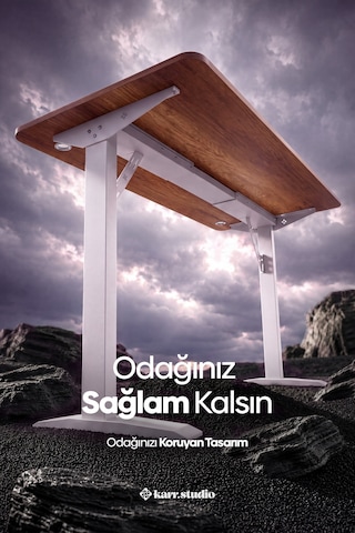 Firmus Dayanıklı Çalışma Masası - 120x60 - Barok