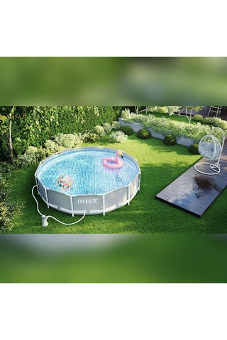 İntex 26712 366x76cm Premium Prefabrik Havuz Seti 220v Filtreli