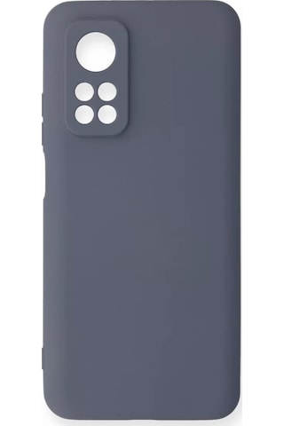 Newface Xiaomi Mi 10t Kılıf Nano İçi Kadife Silikon - Gri