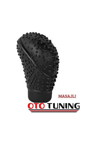 Vites Topuz Kılıfı Silikon Oval Masaj Siyah Üniversal