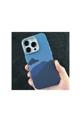 Apple iPhone 15 Uyumlu Mavi Karbonfiber Telefon Kılıfı Mavi Apple iPhone 15 Uyumlu Mavi Karbonfiber Telefon Kılıfı Mavi