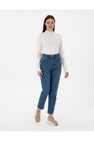Pierre Cardin Kadın Mavi Pantolon Jean 50307851-vr036 Mavi