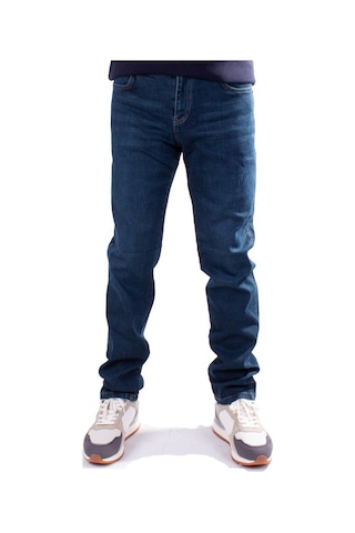 Twister Vegas 132-278 Mavi Yüksek Bel Rahat Paça Erkek Jeans Pantolon 001