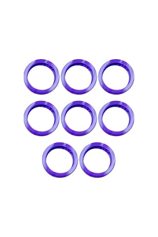 Homyl 8 Adet Bagaj Jant Kapakları Çizikleri Önler Bavul Mor Mor