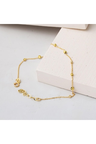 Bilezikci Dorika Toplu Spor 14 Ayar Altın Halhal Sarı