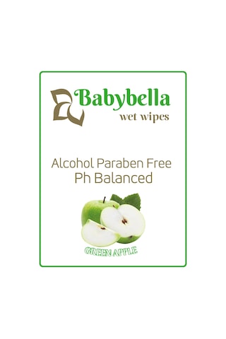 Babybella Apple Islak Mendil 120 Yaprak 12'li Set