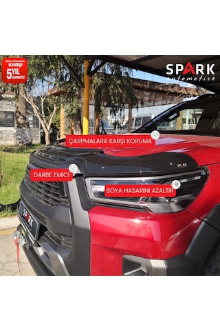 Toyota Hilux 2021- Yılı Ve Sonrası Uyumlu Yarasa Kaput Rüzgarlığı