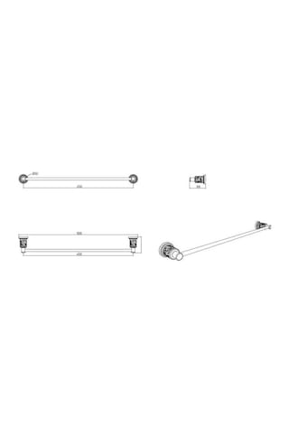 Bocchi Orient Uzun Havluluk 50 Cm Krom 3002 0012 Krom