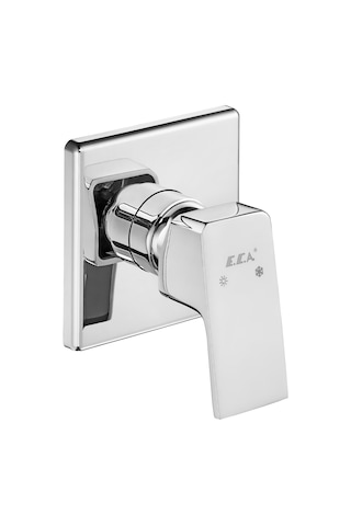 Eca Tiera Ankastre Gömme Duş Bataryası Seti Tüm Parçalar Dahil Krom