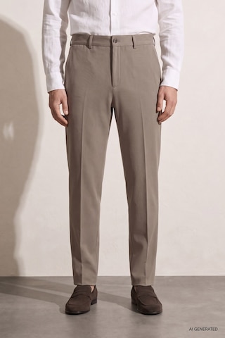 Twn Relaxed Fit Pilesiz Bej Çizgili Jogger Pantolon 7ec03ım07347m