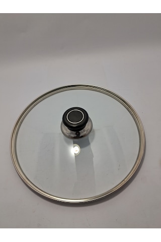 Cam Kapak 26 Cm Ve Siyah Kulp
