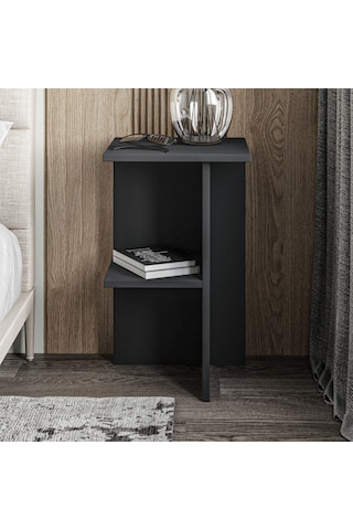 Leray Komodin, Çok Amaçlı Sehpa, Yan Sehpa, Ev-ofis - Antrasit Antrasit