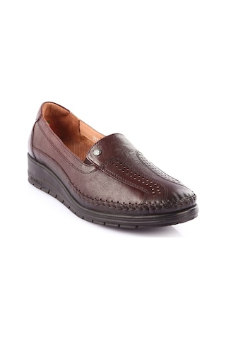 Forelli 25182 Kadın Silver Taşlı Hallux Valgus Yapılı Memory Foam Casual Ayakkabı 25182-27-R0685 Kahverengi