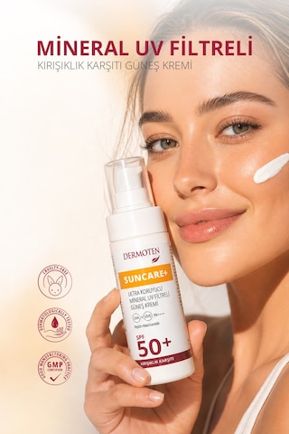 Kırışıklık, Yaşlanma Karşıtı Güneş Kremi Suncare+ Spf 50+ Faktör Anti Aging Güneş Kremi 50ml