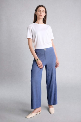 Defacto Culotte Düz Paça Bürümcük Pantolon H8605ax26hsın113 İndigo-ın113