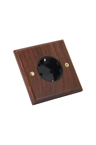 Hfambition Ahşap Duvar Priz - 16a Yüksek Dayanıklılık, Çevre Dostu Ve Şık Tasarım