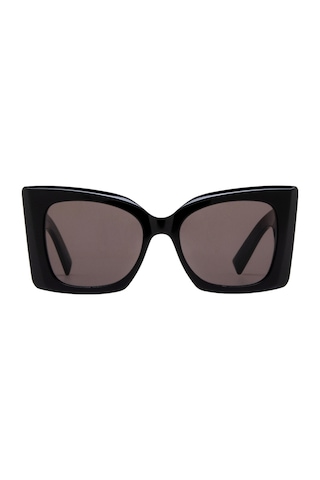 Saint Laurent Sl M119 Blaze 001 54 18 135 Gu036907 Güneş Gözlüğü Siyah