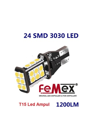Femex Platinum T15 W16w Led Ampul Geri Vites Ampulu